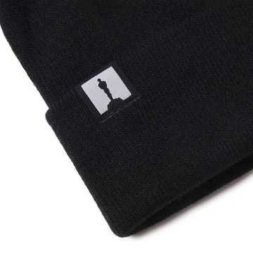 BLACK LOGO BEANIE